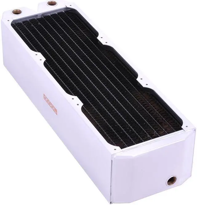 Alt view image 5 of 5 - Alphacool NexXxos Monsta Radiator 360, 120mm x 3, Triple Fan, White