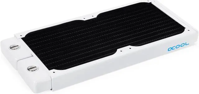 Alt view image 2 of 2 - alphacool nexxxos st30 full copper 240mm radiator v.2 - white special edition