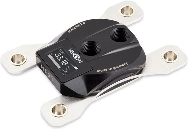 Main image of Aquacomputer Cuplex Kryos NEXT With VISION AM4/3000/5000, Acetal/Nickel (21772)