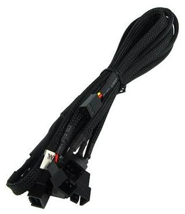 Alt view image 6 of 6 - Y-Cable 3Pin Molex to 6x 3Pin Molex 60cm - black