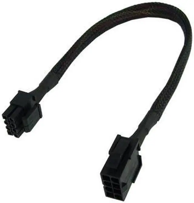 Alt view image 9 of 9 - Phobya extension 8-Pin or EPS12V 30cm - black