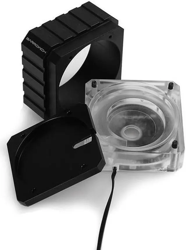 Main image of Barrowch D5 ARGB Pump Top Enclosure - Black (FBD5TZ-V2)