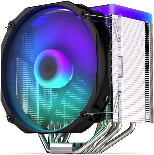 Alt view image 9 of 9 - ENDORFY Fortis 5 ARGB, high performance CPU cooler, 140 mm PWM ARGB Fluctus fan, compatible with AM5, AM4, LGA1700, LGA1200, LGA1150 etc., TDP 220W, EY3A010