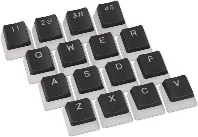 Alt view image 6 of 6 - ENDORFY PBT Pudding Keycaps, US ANSI layout, Double Injection Technology, Broad keyboard compatibility, Silencing rubber Orings included, EY0E002