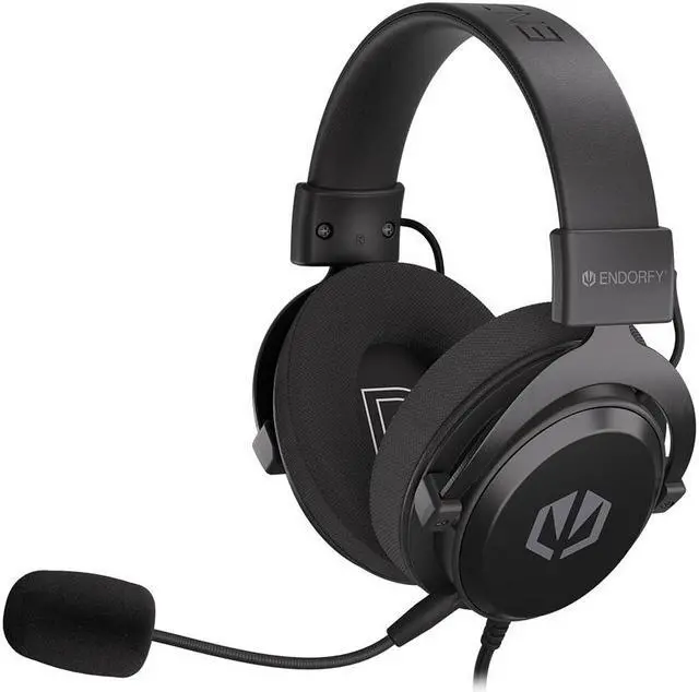 Alt view image 8 of 8 - ENDORFY Viro Infra, over-ear, PC gaming headset with detachable microphone, 50 mm driver, gaming headphones with mic, Soft breathable fabric earpads, EY1A003