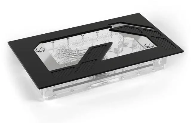 Main image of Alphacool Apex Distroplate Dark Base Pro 901 with Apex Pump - Black (14630)