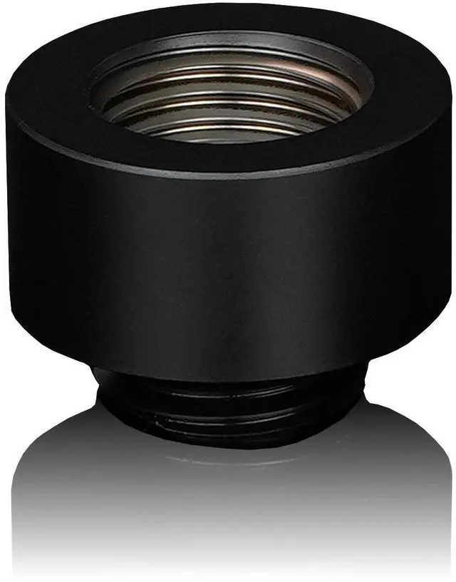 Alt view image 3 of 3 - Thermal Grizzly TG-DM-FIT-0006 DeltaMate Extender MF10 Black 10mm G1/4 Male-to-Female Spacer for Custom PC WaterCooling