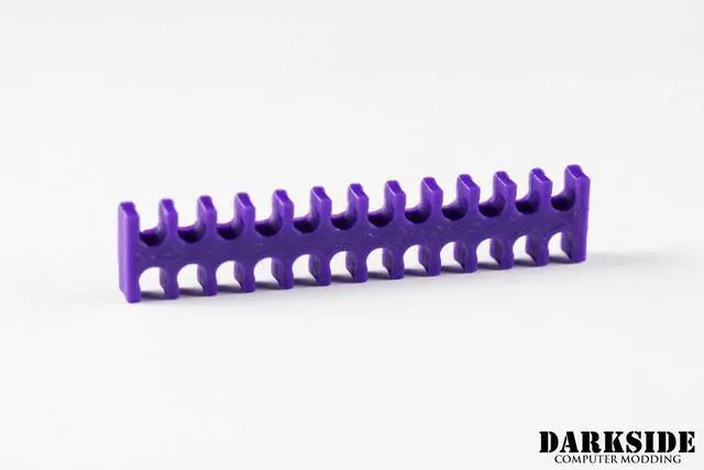 Alt view image 6 of 7 - Darkside 24-Pin Cable Management Holder- Dark Purple (3DS-0120)