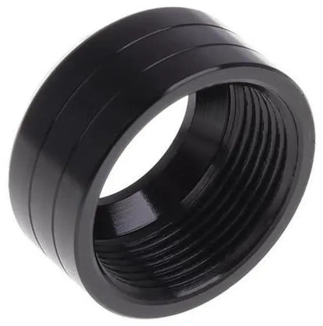 Alt view image 4 of 7 - Alphacool Eiszapfen 13mm HardTube Fitting Collar Modding Pack - 6 Pack - Deep Black (17414)