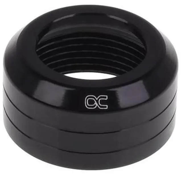 Alt view image 6 of 7 - Alphacool Eiszapfen 13mm HardTube Fitting Collar Modding Pack - 6 Pack - Deep Black (17414)