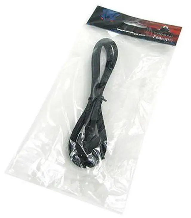 Alt view image 7 of 7 - Phobya 4-Pin Molex Extension Cable - 60cm | Black (87273)