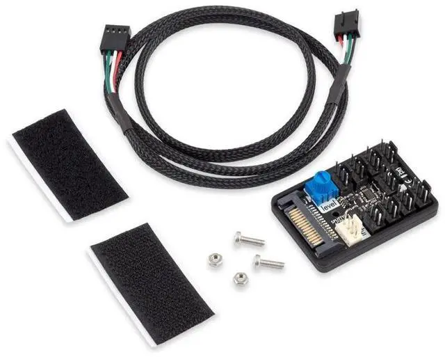 Alt view image 6 of 7 - Aquacomputer SPLITTY9 ACTIVE Splitter (53283)