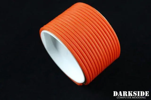 Alt view image 3 of 3 - Darkside 4mm (5/32") High Density Cable Sleeving - Orange II (DS-0452)