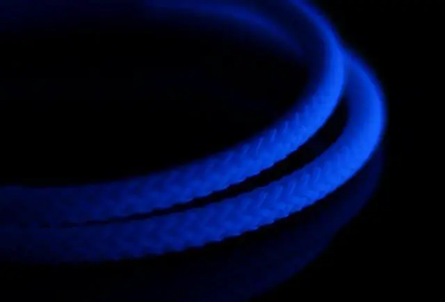 Alt view image 3 of 3 - Darkside 4mm (5/32") High Density Cable Sleeving - Dark Blue UV (DS-HD4-BLU)