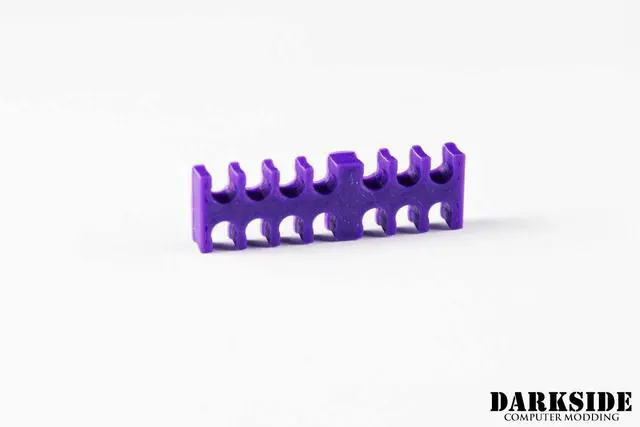 Alt view image 7 of 7 - Darkside 14-Pin Cable Management Holder - Dark Purple (3DS-0118)