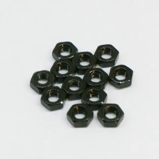 Alt view image 4 of 6 - M3.5 Hex Lock Nut - Black Carbon Steel (JL-M35HLN)
