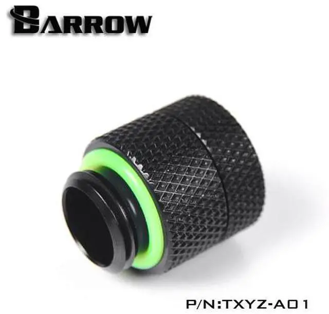 Alt view image 4 of 4 - Barrow G1/4" Male to Female Anti-Twist Rotary Adaptor Fitting - Black (TXYZ-A01)