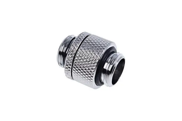 Alt view image 5 of 8 - Alphacool Eiszapfen G1/4" Male To Male Rotatable Adapter Fitting - Chrome (17245)
