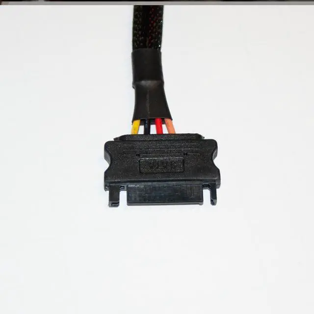 Alt view image 5 of 5 - ModMyMods 4-Pin Floppy to SATA 15-Pin Male Power Adapter Cable (MOD-0286)