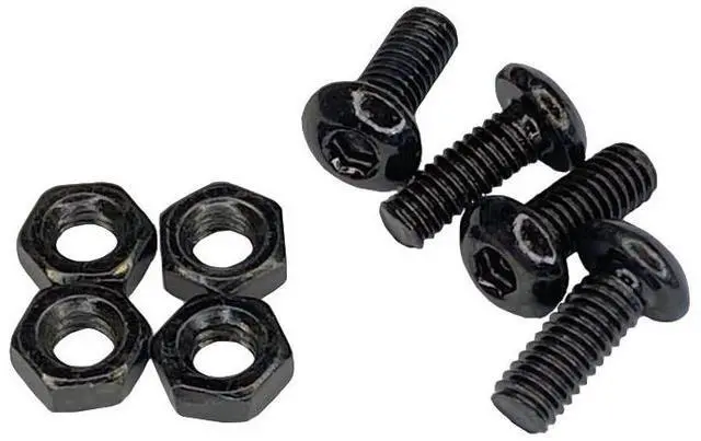 Alt view image 3 of 6 - Phobya Case Feet M4x10 - 4 pcs. Black (1022280)
