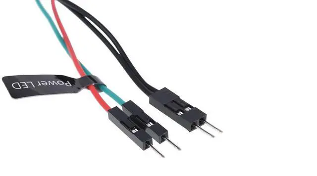 Alt view image 5 of 7 - Alphacool Power Button/Switch Connection Cable 200cm - Black (18536)
