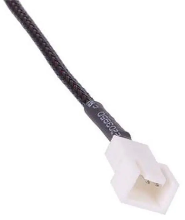Alt view image 5 of 6 - Phobya 5V USB External to 3-Pin Fan Cable - 30cm | Black (81132)