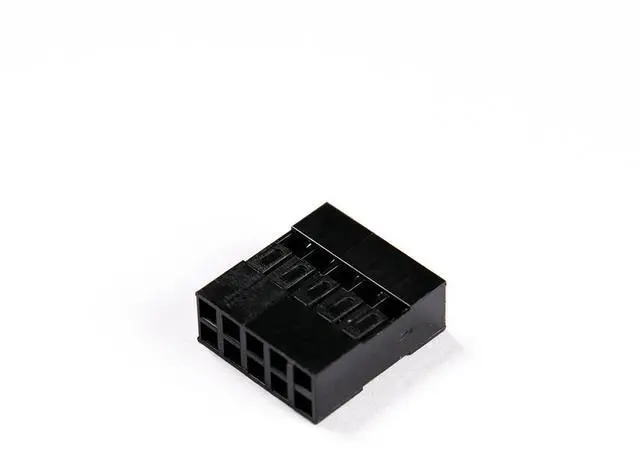 Alt view image 3 of 5 - ModMyMods MMM 10-Pin Dupont Connector - USB 2.0/HD Audio/AC97 - Black (MOD-0253)