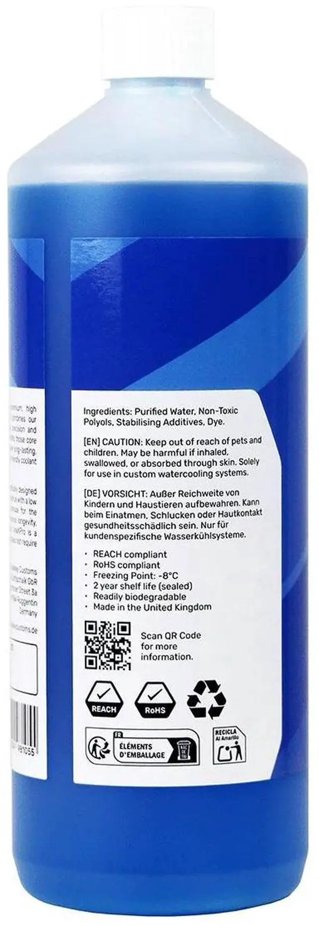 Alt view image 2 of 7 - StealKey Customs OneXPro Coolant Pre-Mix - Blue 1000ml (23002)