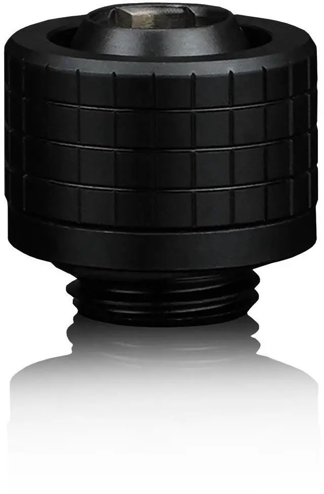Alt view image 2 of 7 - Thermal Grizzly DeltaMate 13/10mm SoftTube Compression Fitting - ST13 - Black - 6 Pack, G1/4, Brass (TG-DM-FIT-6017)