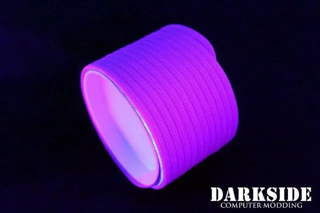 Alt view image 5 of 6 - Darkside 4mm (5/32") High Density Cable Sleeving - Purple UV (DS-HD4-PUR)