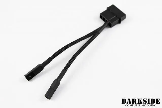 Alt view image 4 of 6 - DarkSide CONNECT Y-Cable | 4" | 4-Pin Molex - Type 6s (DS-0371)