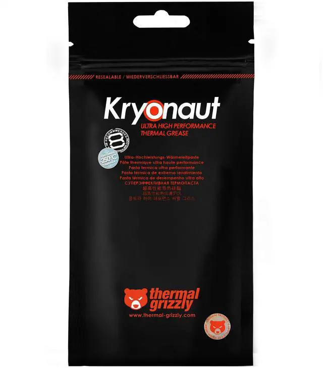 Alt view image 14 of 16 - Thermal Grizzly Kryonaut Thermal Grease Paste - 37 Grams - TG-K-100-R