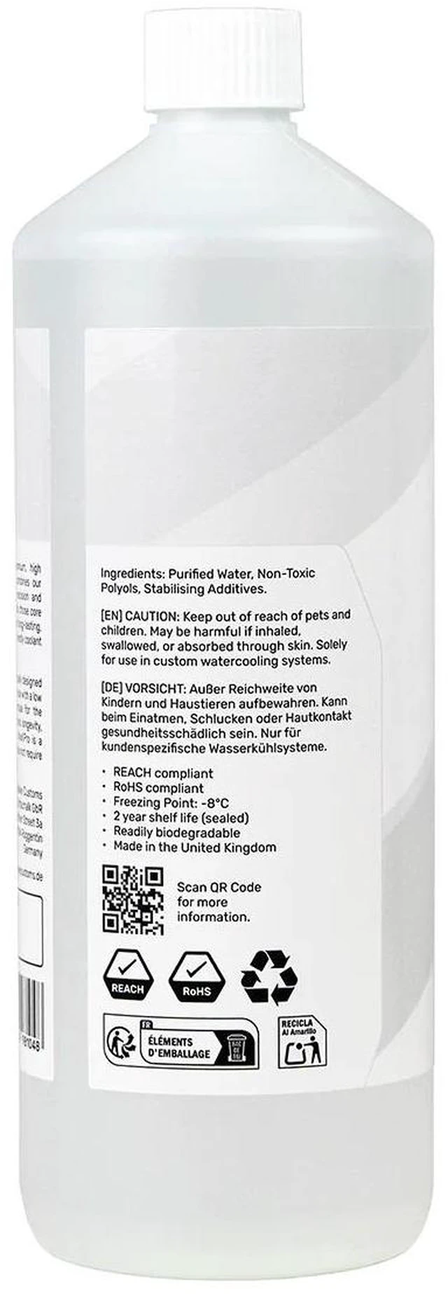 Alt view image 3 of 7 - StealKey Customs OneXPro Coolant Pre-Mix - Clear 1000ml (23001)