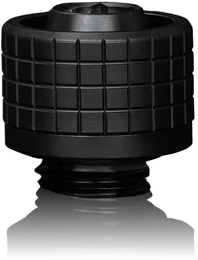 Alt view image 5 of 8 - Thermal Grizzly TG-DM-FIT-0001 DeltaMate ST16 Soft-Tube Water Cooling Compression Fitting G1/4'' Thread, CNC-Machined Brass Matte - Black