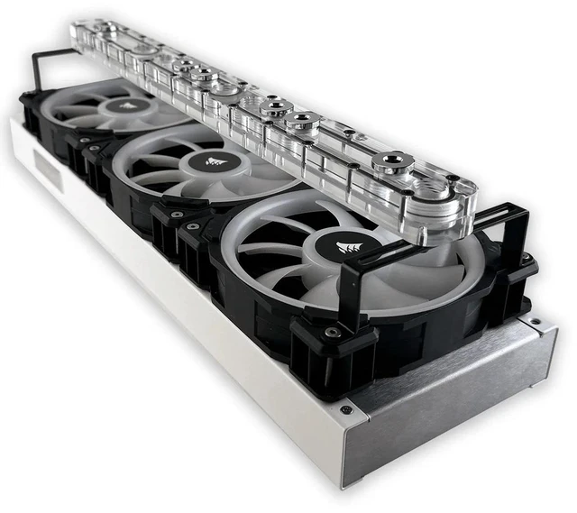 Alt view image 6 of 7 - Stealkey Customs FLEX Mounting Bracket 28mm (120mm Fan) (SW10136)