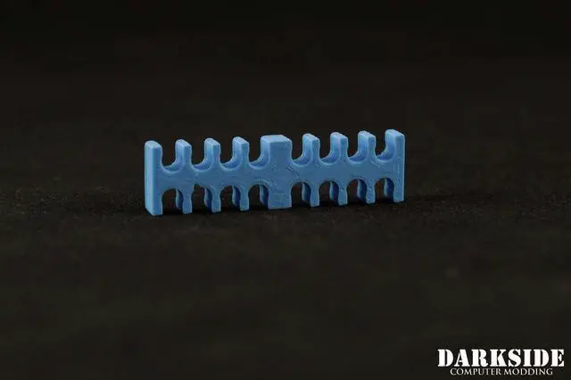 Alt view image 6 of 7 - Darkside 16-Pin Cable Management Holder - Aqua Blue, PETG (3DS-0105)