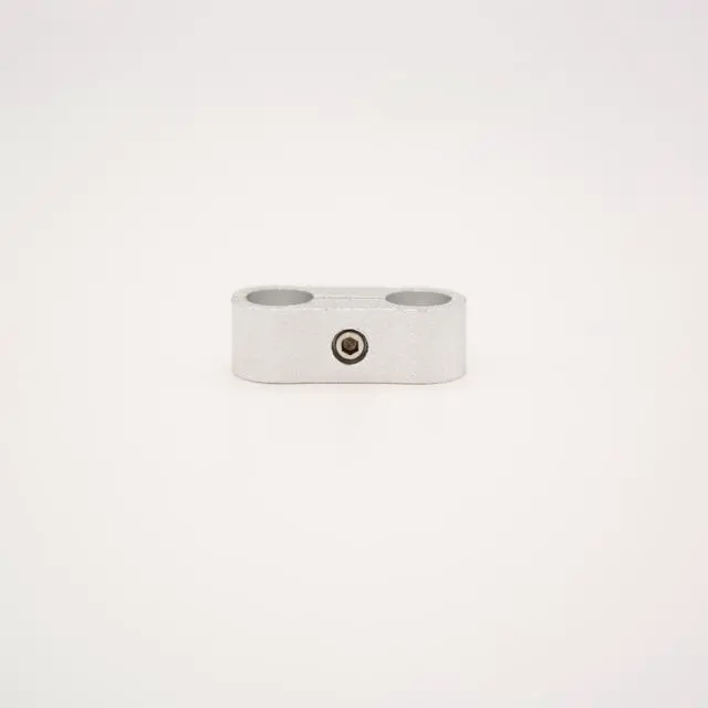 Alt view image 4 of 7 - ModMyMods ModClamp - 11mm (7/16") AN 4 Tubing Management Clamp - Silver (MOD-0326)