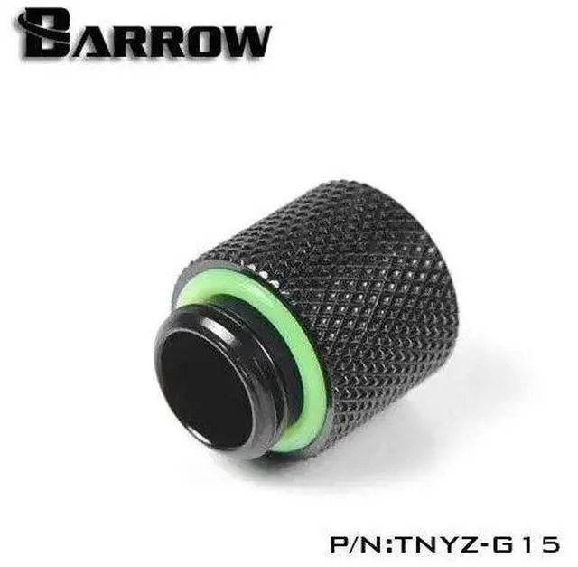 Alt view image 4 of 8 - Barrow G1/4" Male to Female Extender Fitting, 15mm, Black