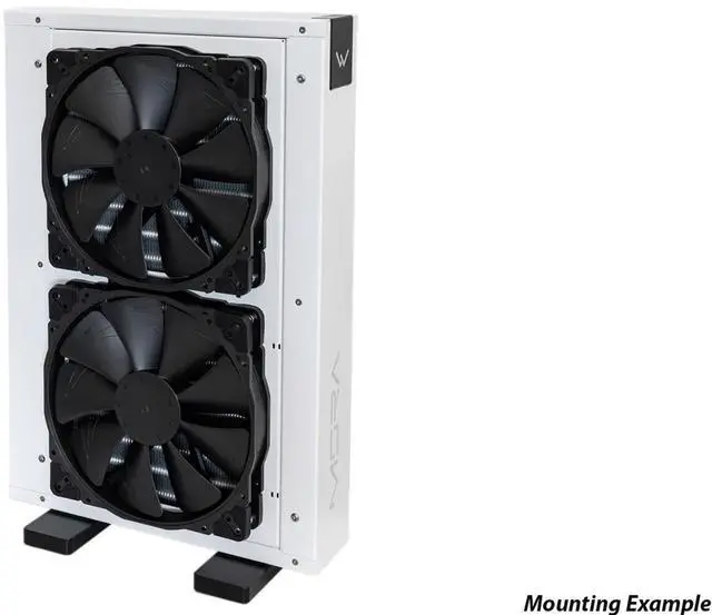 Alt view image 5 of 7 - Watercool MO-RA IV 200 - White Radiator, 200mm, G1/4, 75mm, Copper (26201)