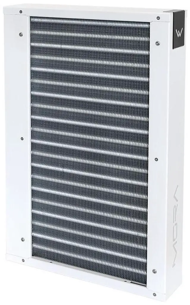 Alt view image 2 of 7 - Watercool MO-RA IV 200 - White Radiator, 200mm, G1/4, 75mm, Copper (26201)