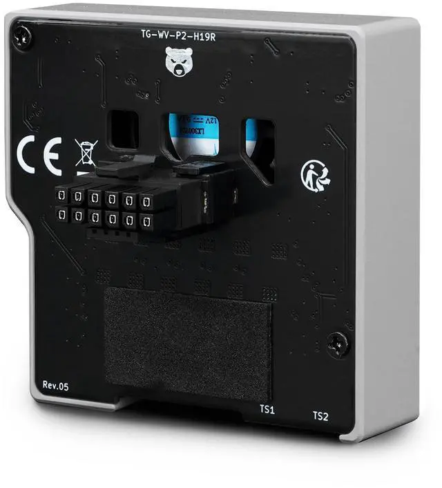 Alt view image 13 of 14 - Thermal Grizzly TG-WV-P2-H19R-W WireView Pro II GPU monitor Reversed TFT-IPS display 90° cable routing 12VHPWR GPU-White