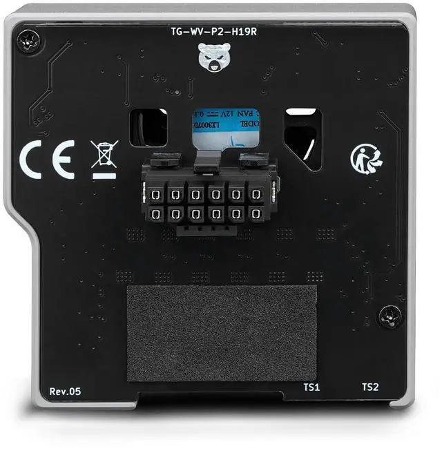 Alt view image 12 of 14 - Thermal Grizzly TG-WV-P2-H19R-W WireView Pro II GPU monitor Reversed TFT-IPS display 90° cable routing 12VHPWR GPU-White