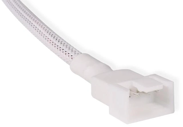Alt view image 2 of 4 - Alphacool Y-Splitter 4-Pin to 2x 4-Pin PWM Cable - 60cm - White (18724)