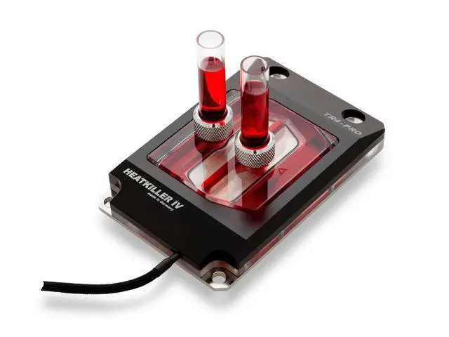Alt view image 10 of 12 - Watercool HEATKILLER IV PRO CPU Water Block for Threadripper, AMD CPU (Socket sTR4), Acryl Ni / Black