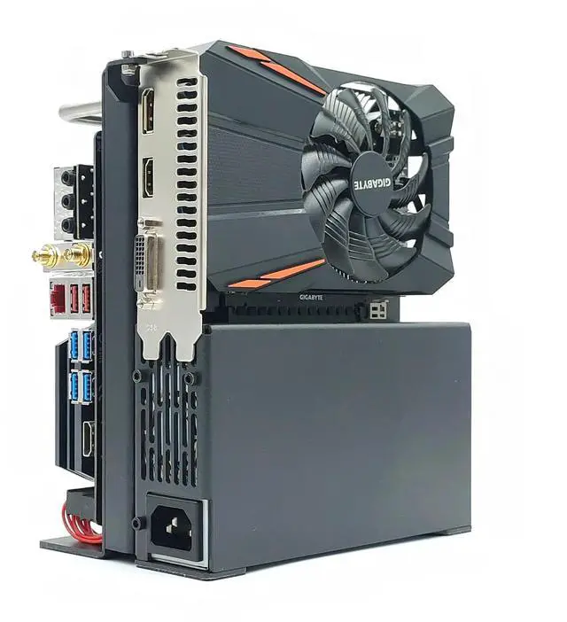 Alt view image 12 of 14 - XWORKS X32 Small Form Factor Open Air Case