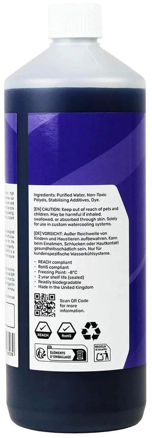 Alt view image 3 of 7 - StealKey Customs OneXPro Coolant Pre-Mix - Purple 1000ml (23004)