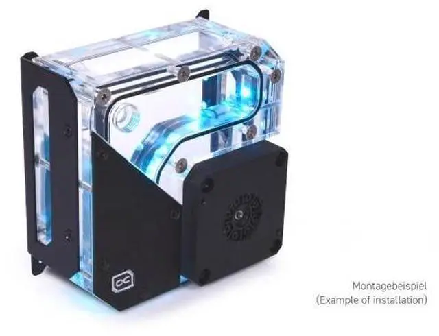 Alt view image 6 of 8 - Alphacool Rise Flat Reservoir DDC - Clear (15075)