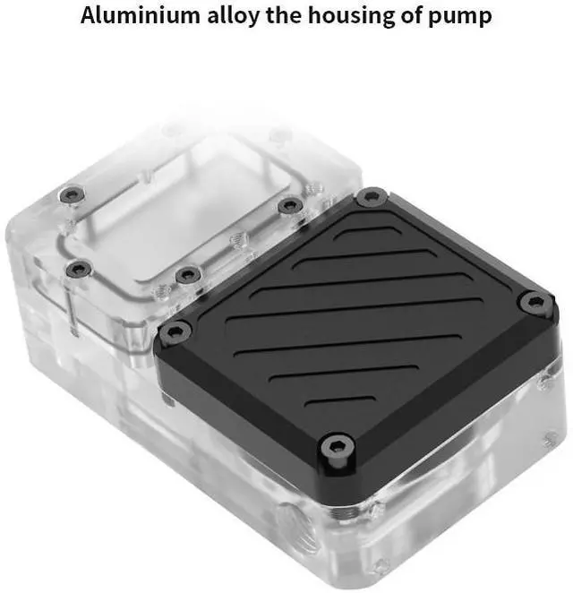 Alt view image 2 of 4 - Barrow DC12V 10W PWM Mini Pump/Reservoir Combo (SPD10-T)
