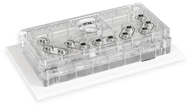 Alt view image 2 of 7 - Alphacool Apex Distroplate Dark Base Pro 901 VPP/D5 - White (14659)
