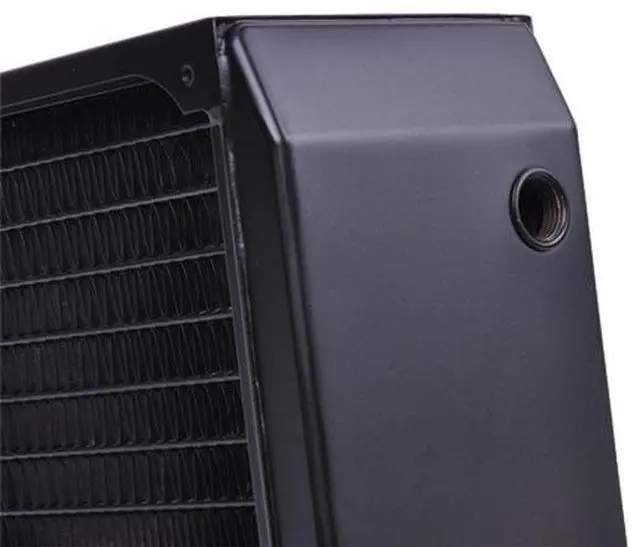 Alt view image 9 of 12 - Alphacool NexXxos Monsta Radiator 560, 140mm x 4, Quad Fan, Black
